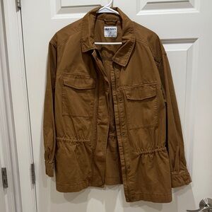 Old Navy Men's Tan Shirt Jacket